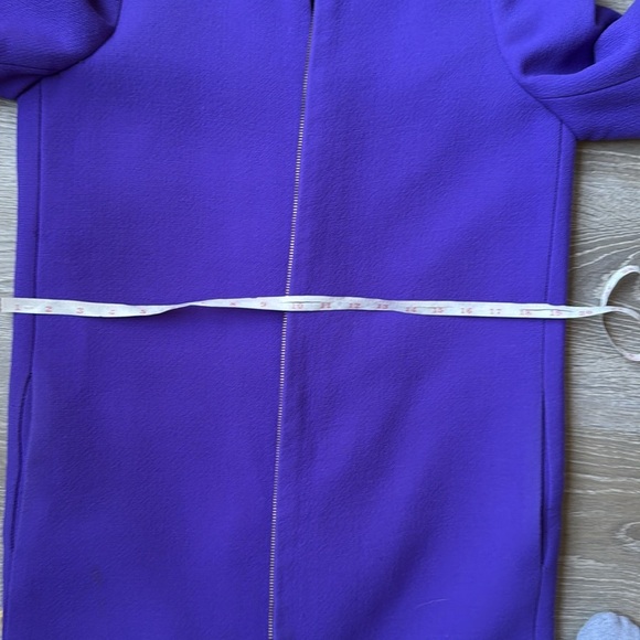 J Crew Collarless  wool Blend  Italian Double Cloth Coat 0 - Picture 12 of 14